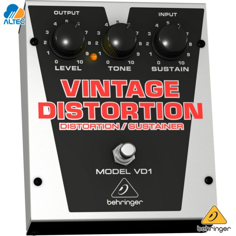 ギター Behringer VD1 Vintage Distortion Behringer VD1 - pedal para guitarra VINTAGE DISTORTION