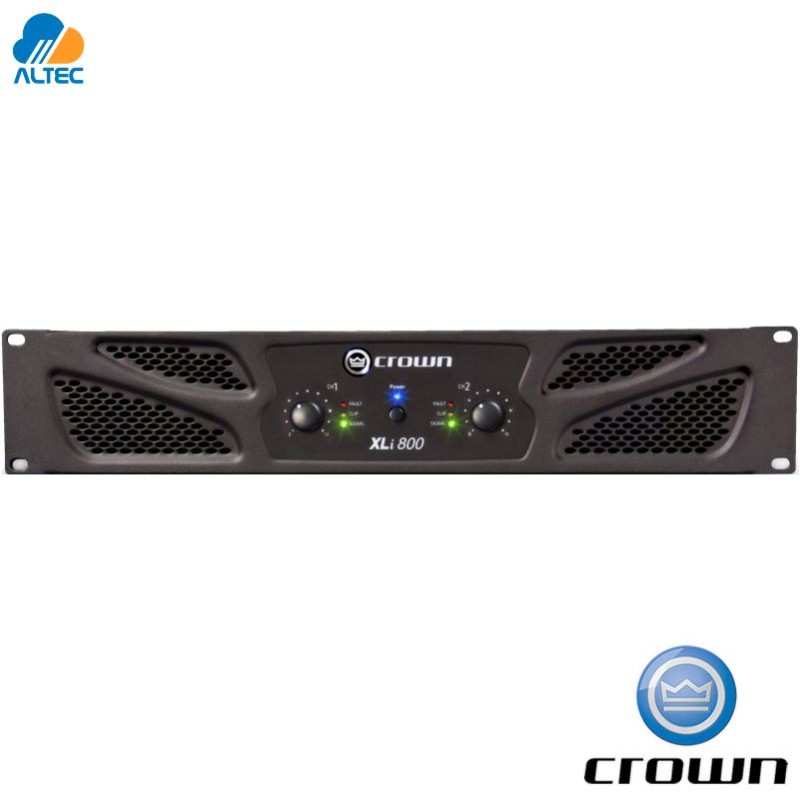 Crown XLi 800 Amplificador Profesional 300W x2 a 4 Ohmios