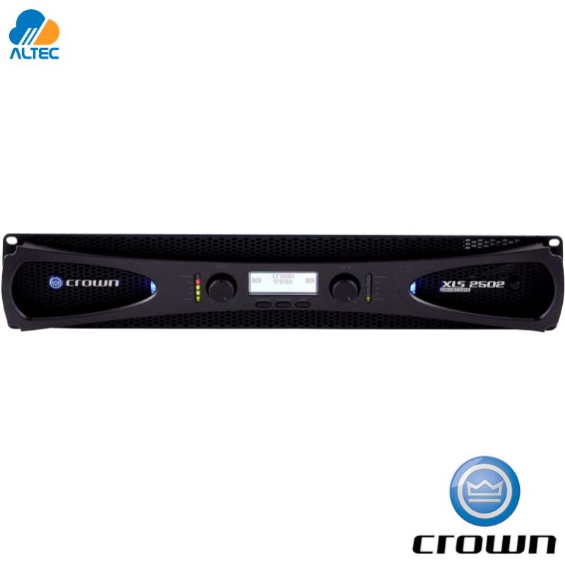 Crown XLS-2502 | Amplificador de Potencia 2 canales, 2x775w Profesional Clase D