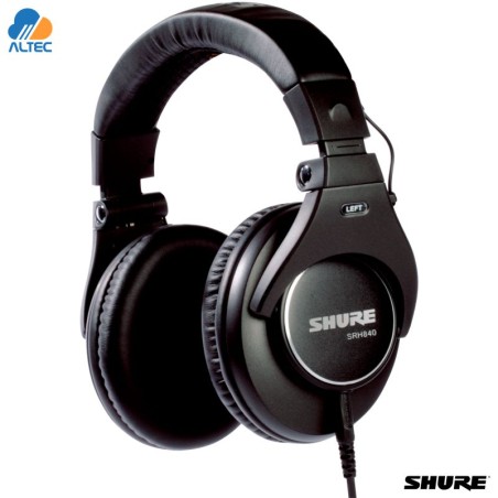 Shure SRH840 Audífonos cerrados para mezcla y monitoreo