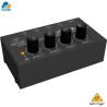 Behringer HA400B - amplificador de audífonos de 4 salidas para monitoreo