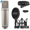 Rode NT1 5TH GENERATION SILVER - micrófono de condensador cardioide