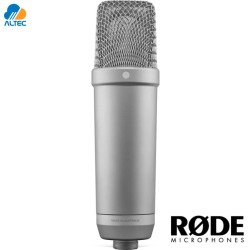Rode NT1 5TH GENERATION SILVER - micrófono de condensador cardioide