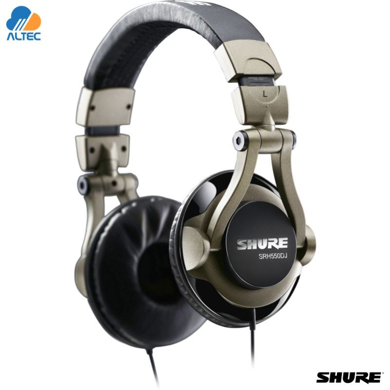 Shure SRH550DJ Audífonos profesionales cerrados para DJ