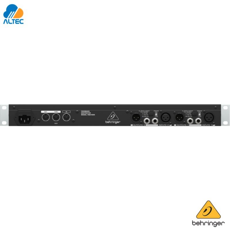 Behringer FBQ1000 - supresor de retroalimentación y ecualizador
