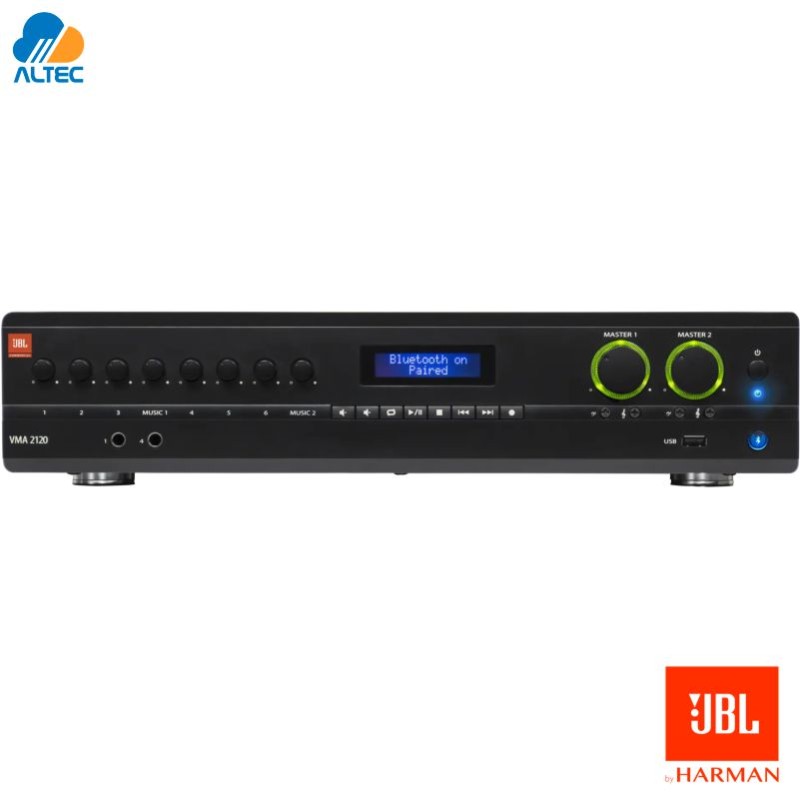 JBL VMA 2120 - mezclador amplificador de 8 entradas x 120w salida
