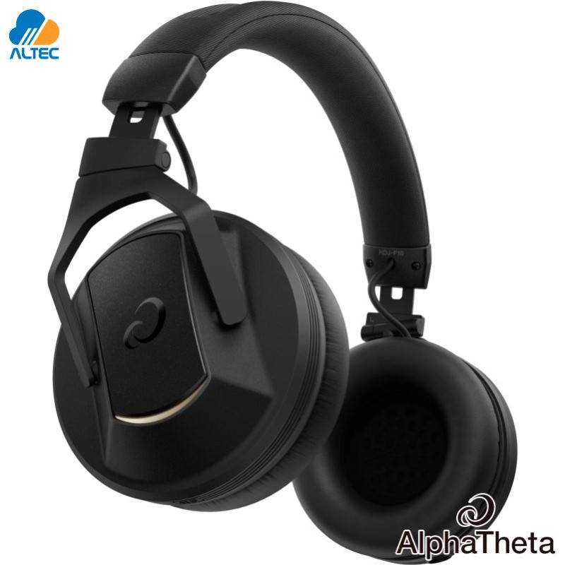 AlphaTheta HDJ-F10 - audífonos DJ profesionales inalámbricos tipo vincha