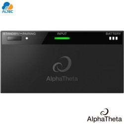 AlphaTheta HDJ-F10-TX - audífonos DJ profesionales inalámbricos tipo vincha con transmisor SonicLink