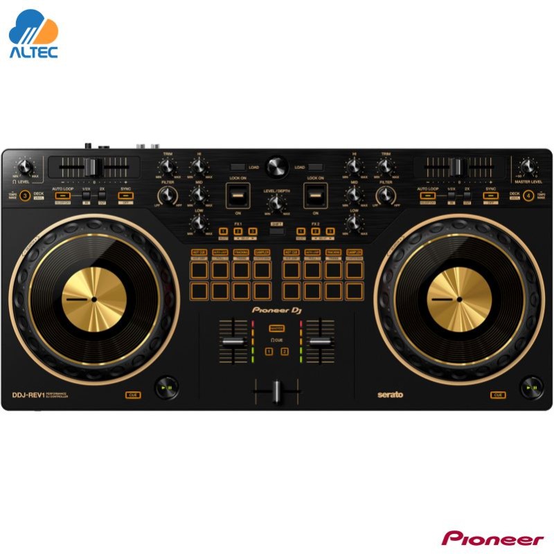 Pioneer DDJ-REV1-N - controlador dj de 2 canales para serato DJ color dorado