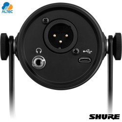Shure MV7-K - micrófono para podcasters, streamers, cantantes y creadores de contenido