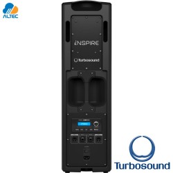 Turbosound IP300 - 600W, parlante PA de 6.5 pulgadas, mezclador 3 canales, bluetooth