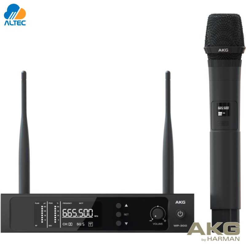 AKG WP300 – Micrófono inalámbrico de mano UHF profesional