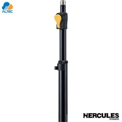 Hercules MS632B PLUS, trípode con brazo y clip de micrófono y ajuste de altura ez grip