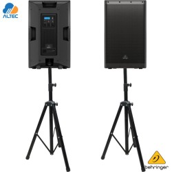 Combo DR11 - 02 Parlantes activos Behringer DR115DSP y 02 pedestales MRS-C1K-01-HD-2