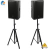 Combo DR11 - 02 Parlantes activos Behringer DR115DSP y 02 pedestales MRS-C1K-01-HD-2