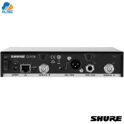 Shure QLXD4 - receptor inalámbrico para sistemas QLX-D
