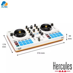 Hercules MIX ULTRA - Controlador DJ Bluetooth