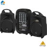 Behringer PPA500BT - 500W RMS (250W por canal) 8 pulgadas, mezclador 6 canales y bluetooth