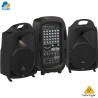 Behringer PPA2000BT - 2000W RMS (1000W por canal) 10 pulgadas, mezclador 8 canales y bluetooth