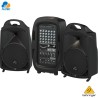 Behringer PPA2000BT - 2000W RMS (1000W por canal) 10 pulgadas, mezclador 8 canales y bluetooth