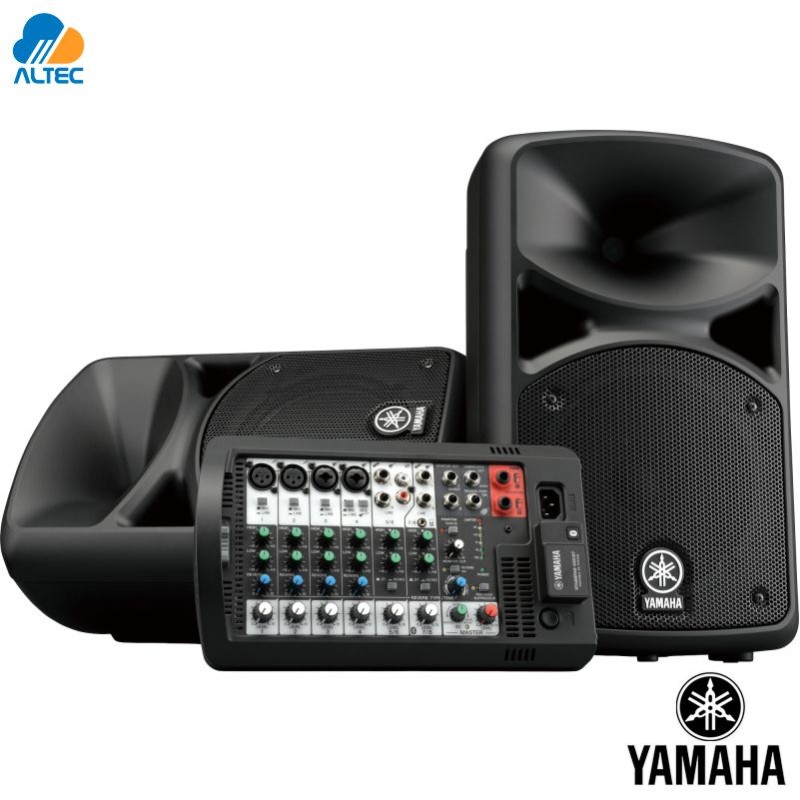Yamaha STAGEPAS 600BT - 680W (340W por canal) 10 pulgadas, mezclador 10 canales y bluetooth