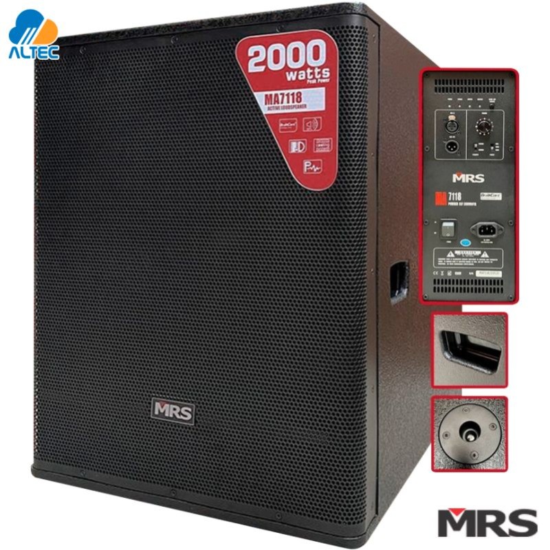 MRS MA7118 - 2000W subwoofer de 18 pulgadas