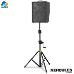 Hercules SS710B, tripode para parlantes con engranajes y manivela autolock (unidad)