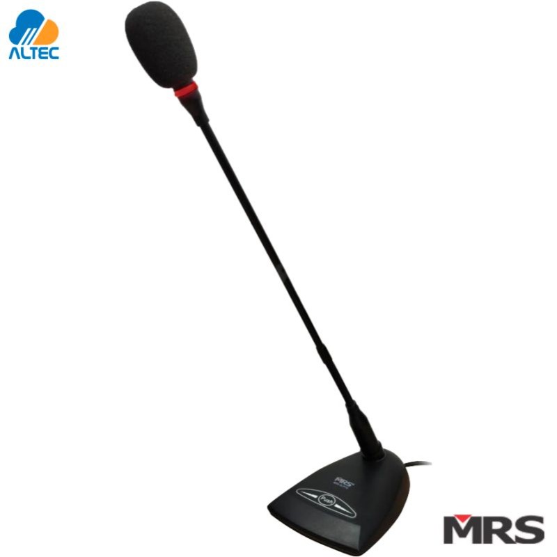 MRS MRS-ELP10 - microfono cuello de ganso condensador c/boton mute