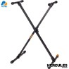 Hercules KS118B - soporte para teclado en X, TRAVLITE SIMPLE