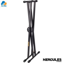 Hercules KS120B - soporte para teclado en doble X, EZ-LOK