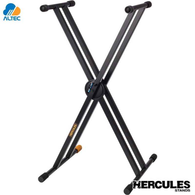 Hercules KS120B - soporte para teclado en doble X, EZ-LOK