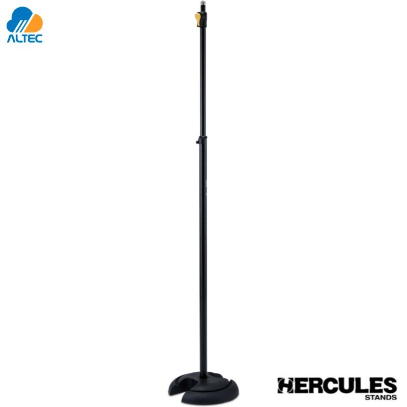 Hercules MS201B PLUS - pedestal soporte de micrófono con base "h" con ajuste de altura de agarre ez