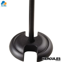 Hercules MS201B PLUS - pedestal soporte de micrófono con base "h" con ajuste de altura de agarre ez