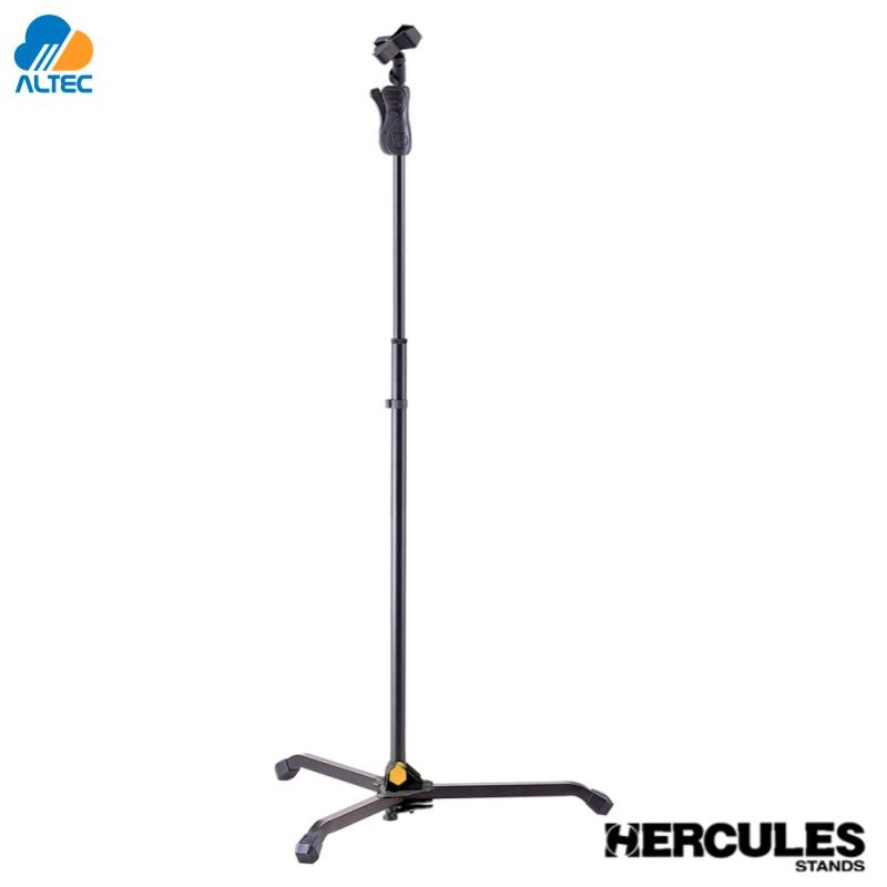 Hercules MS401B - pedestal soporte de micrófono transformer con clip de micrófono ez