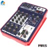 MRS STUDIO 8FX - mezcladora de 8 entradas, 2 entradas XLR, interfaz de audio USB, Bluetooth