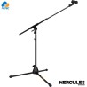 Hercules MS520B PRO - pedestal soporte de micrófono de trípode de perfil bajo