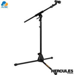Hercules MS520B PRO - pedestal soporte de micrófono de trípode de perfil bajo