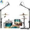 Hercules MS523B PRO - pedestal soporte de micrófono ez clutch trípode hideaway
