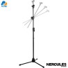 Hercules MS533B - pedestal soporte de micrófono para trípode ez clutch con brazo oculto 2 en 1
