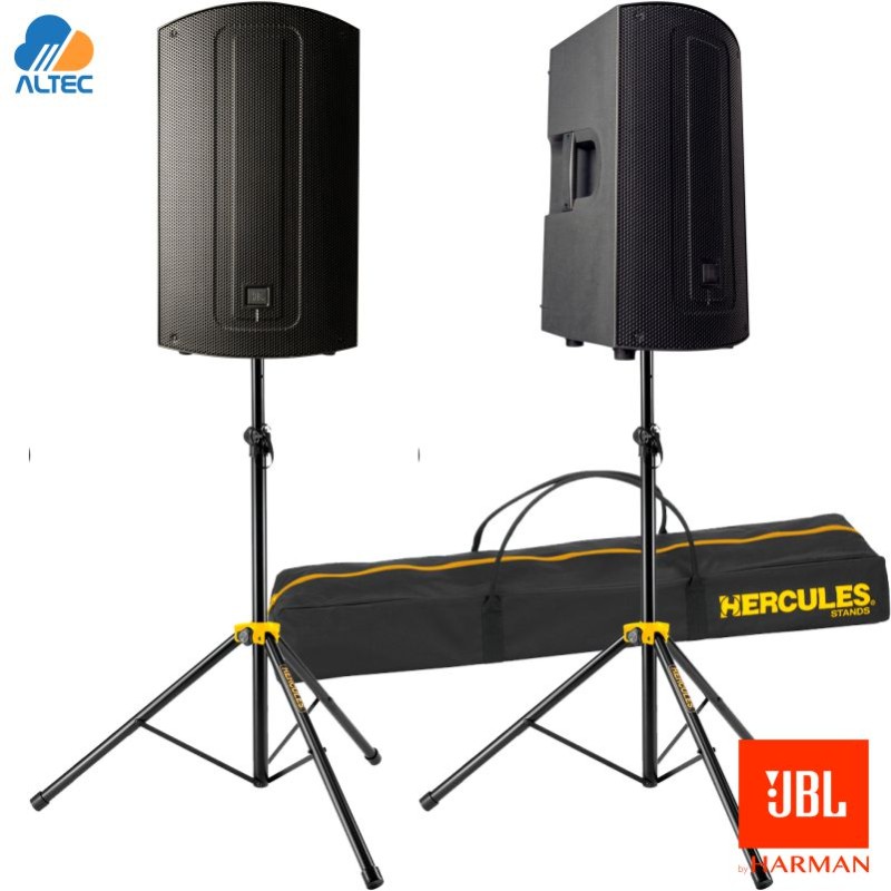 Combo JBL209, 02 JBL MAX15 y par tripodes HERCULES SS200BB