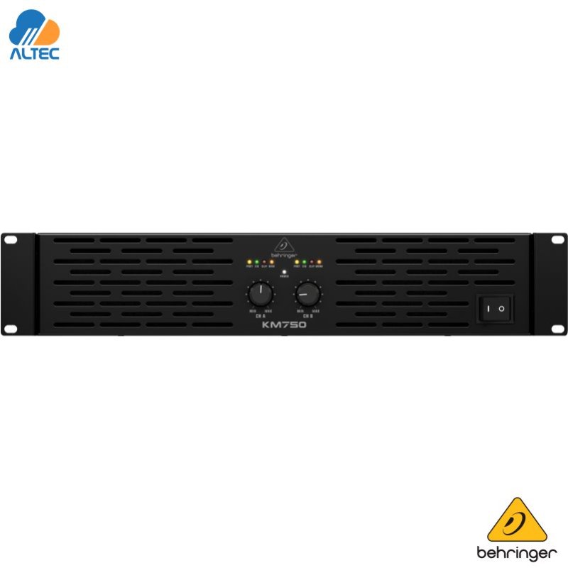 Behringer KM750 - 750w, 2x400w, amplificador con montaje para rack