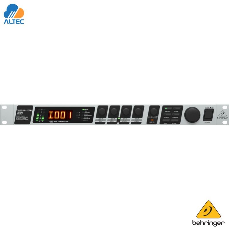Behringer FX2000 | Virtualizer 3D Procesador Multiefectos Estéreo 24-Bit