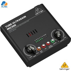 Behringer MIC300 | Preamplificador de Micrófono con Válvula 12AX7 y Phantom Power