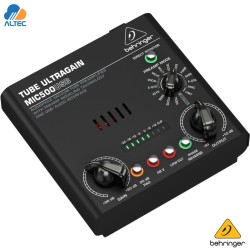 Behringer MIC500USB | Preamplificador de Micrófono a Válvula con Interfaz de Audio USB
