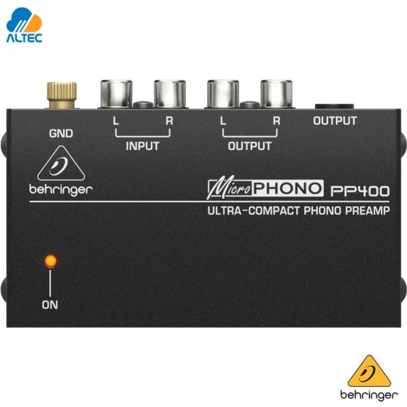 Behringer PP400 | Preamplificador Compacto para Tocadiscos