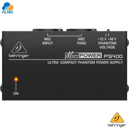 Behringer PS400 | Fuente Phantom Power Compacta 48V