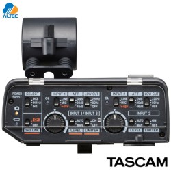 Tascam CA-XLR2d-AN - Adaptador XLR con Preamps para Cámaras Canon y más