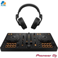 Combo Pioneer DDJ-FLX4 + Audífonos HDJ-X5BT-K | Control y Monitoreo Pro