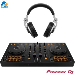 Combo Pioneer DDJ-FLX4 + Audífonos HDJ-X5-S | Control Pro y Sonido Preciso