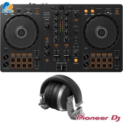 Combo Pioneer DDJ-FLX4 + Audífonos HDJ-X5-S | Control Pro y Sonido Preciso